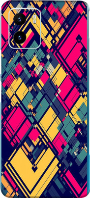 AsSkin Vivo Y15c Mobile Skin(Pattern Lines Mobile Skin WIth High Matte Finish)