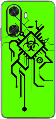 FCS Huawei Enjoy 60 Printed Back skin Mobile Skin(Green Tato)