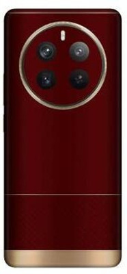 Vcare GadGets Realme 12 Pro Plus (5G) Mobile Skin(Red & Gold)