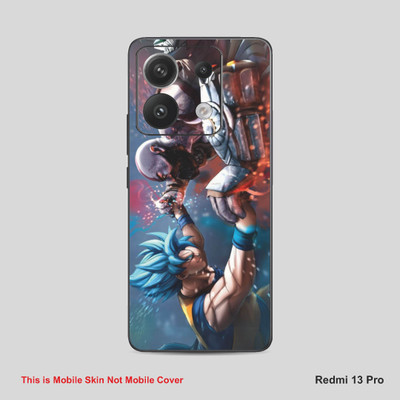 VYBE The Smart Choice Redmi 13 Goku & Kartos Mobile Skin Mobile Skin(Wild Blue A18)