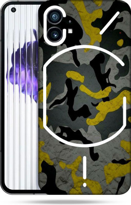 SkinoMania Nothing-Phone(1) Mobile Skin(Multicolor Camo Yellow)