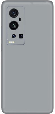 Vcare GadGets Vivo X60 Pro Plus Mobile Skin(Glossy Silver)