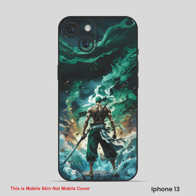 VYBE The Smart Choice iPhone 13 Naruto Embossed Mobile Skin(Denim Blue 14)
