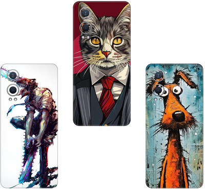 SKINFACTORY INFINIX NOTE 7 LITE X656(PACK OF 3)Camera&Back Protector Premium Vinyl Mobile Skin(Multicolor)
