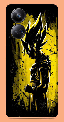 SkinoMania Realme 10 pro + 5g Mobile Skin(Multicolor Goku-Yellow)