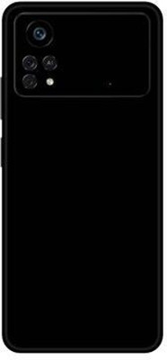 Vcare GadGets Poco X4 Pro (5G) Mobile Skin(Black)