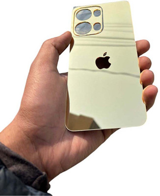 TWUAOP OPPO RENO 13 PRO 5G MOBILE SKIN ACRYLIC SHEET MIRROR BACK PANNEL APPLE LOGO Mobile Skin(Gold)