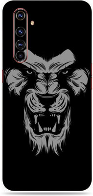TJ CREATION Realme X50 Pro, realme x50 pro Mobile Skin(Ultra Super Black Lion Skin With High Matte Finish., Mobile Skin (Back+Side+Camera))