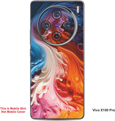 VYBE The Smart Choice Vivo X100 Pro Pattern Embossed Mobile Skin(Pink Rose 19)