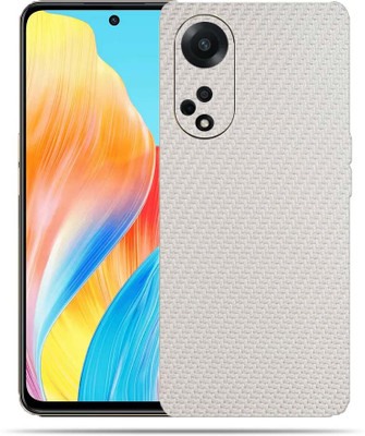 BugguSkin Oppo f23 5g Mobile Skin(Ultra White carbon Fiber Skin With High Matte Finish.)