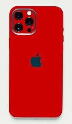 BUGGU APPLE iPhone 12 Pro Max Mobile Skin(Ultra Super Red Matte Skin With High Matte Finish.)