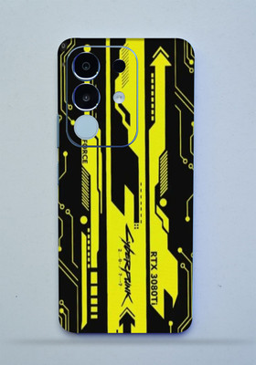 Gizmo Wraps Iqoo Z10x 5g Mobile Skin(Cyberpunk Yellow Black)