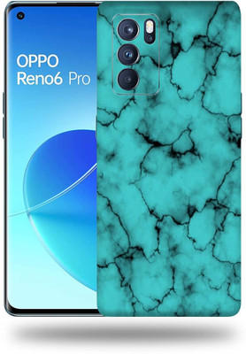 Mclaxa Oppo Reno 6 Pro Mobile Skin(Black Marvel)