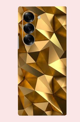 OggyBaba Samsung Galaxy Z Fold7 Mobile Skin(Golden poly)