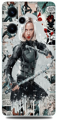 WeCre8 Skin's poco f5 Mobile Skin(Black Widow Comic Multicolor Skin)