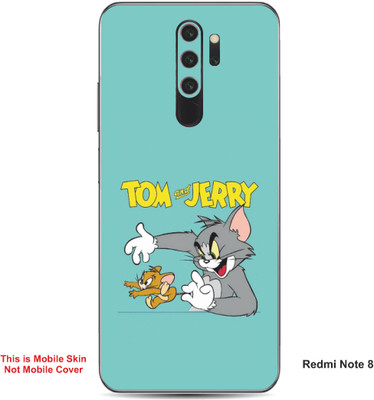 VYBE The Smart Choice Redmi Note 8 Tom & Jerry Embossed Mobile Skin(Lights Blue A1)
