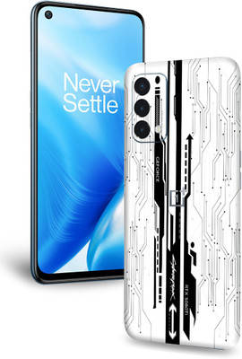 SkinoMania one Plus N200 5G Mobile Skin(White Cyberpunk)