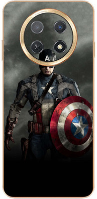 FCS Huawei nova Y91 Printed Back skin Mobile Skin(Captain America)