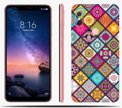 BugguSkin Mi Redmi Note 6 Pro, Color Pattern, Mi Redmi Note 6 Pro Mobile Skin(Ultra Super Color Pattern Skin With High Matte Finish)