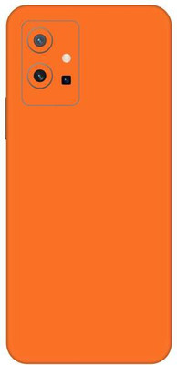 Vcare GadGets Orange Matte vivo T1 5G Mobile Skin(Orange Matte)