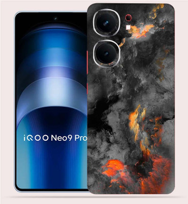 OggyBaba Vivo Iqoo Neo 9 Pro 5g Mobile Skin(Black clouds)