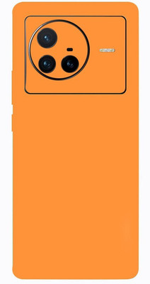 BUGGU VIVO X80 5G Mobile Skin(Orange Matte Skin With High Mattte Finish.)