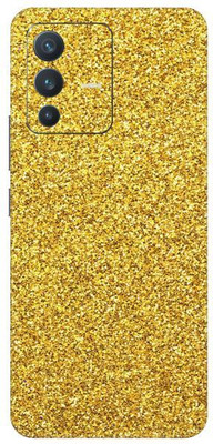 Vcare GadGets Glitter Gold vivo V23 5G Mobile Skin(Glitter Gold)