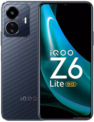 candeal mart Vivo iQOO Z6 Lite 5G Back skin sticker / Vinyl wrap / Protective film Mobile Skin(Transparent , 3D Carbon fiber)