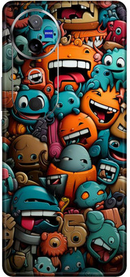 SKINADDA VIVO V40 5G Premium Vinyl Mobile Skin(Multicolor)
