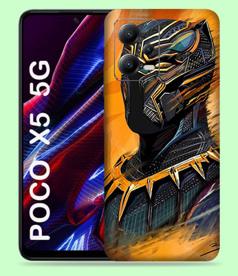 WeCre8 Skin's Xiaomi Poco X5 5G Mobile Skin(Golden Panther Multicolor Mobile Skin)