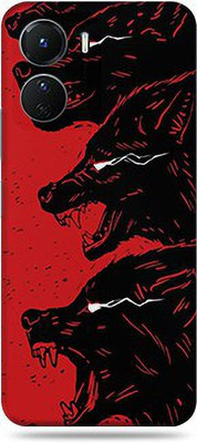 Mclaxa Red Wolf For vivo y16 4g Back Skin, Red Wolf, vivo Y16 4G Mobile Skin(Red Wolf Matte Finish Skin With Super Matte Finish)