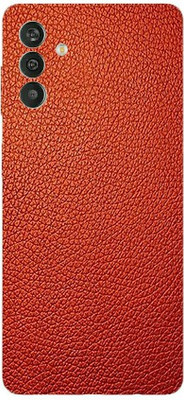 TJ CREATION SAMSUNG GALAXY M13 Mobile Skin(Ultra Super Red Leather Skin With High Matte Finish.)