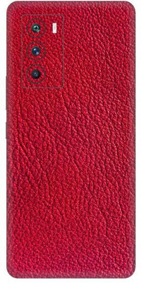 Vcare GadGets Leather Red vivo i QOO 9 SE 5G Mobile Skin(Leather Red)