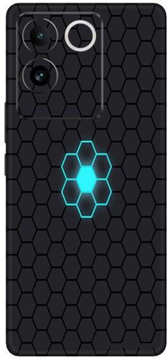 Vcare GadGets Black Light Blue Vivo T2 Pro 5G Mobile Skin(Multicolor)