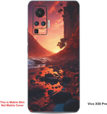 VYBE The Smart Choice Vivo X50 Pro Naturel Mobile Skin(Pale Salmon 9)