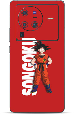 VYBE Vivo X80 Pro Goku Mobile Skin Mobile Skin(Burnt Umber 42)