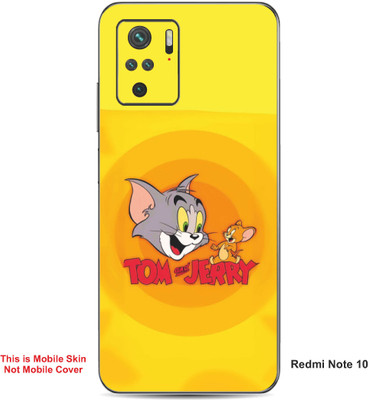 VYBE The Smart Choice Redmi Note 10 Tom & Jerry Embossed Mobile Skin(Carrot Orange A1)