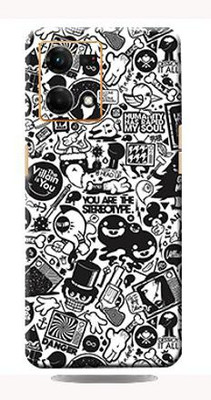 Mclaxa Doodle Art For OPPO F21S PRO Back Skin, Doodle Art, OPPO F21S PRO Mobile Skin(Doodle Art Matte Finish Skin With Super Matte Finish)