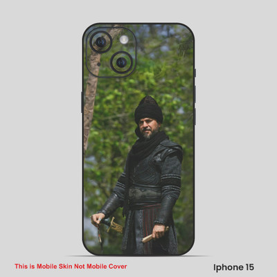 VYBE The Smart Choice iPhone 15 Ertugrul Ghazi Mobile Skin(Black, Green 2)