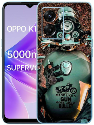FCS OPPO K10 5G Printed Back skin Mobile Skin(Bullet Skin)