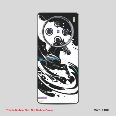 VYBE The Smart Choice Vivo X100 Animal Mobile Skin Mobile Skin(Ceramic, Black A13)