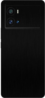 Vcare GadGets Brushed Black vivo i QOO 9 Pro 5G Mobile Skin(Brushed Black)