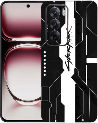OggyBaba Oppo Reno 12 pro 5g Mobile Skin(Black Cyberpunkh)