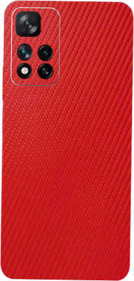BUGGU Xiaomi 11i Hypercharge 5G Mobile Skin(Ultra Super Red Carbon Fiber Skin With High Matte Finish.)