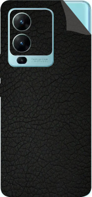 Jeeva Creation Vivo V25 Pro, vivo v25 pro Mobile Skin(Ultra Super Black Leather Skin With High Matte Finish.)