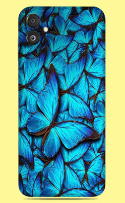 SkinoMania Samsung Galaxy F14 5G Mobile Skin(Blue butterfly-blue)