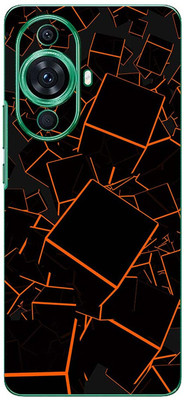 FCS Huawei nova 11 Printed Back skin Mobile Skin(Red Blue Texture)