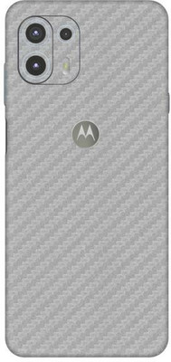 Vcare GadGets Moto Edge 20 Fusion Mobile Skin(Silver)
