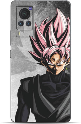 VYBE Vivo X60 Pro Goku Mobile Skin Mobile Skin(Tea rose (Red) 38)