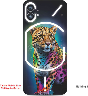 VYBE The Smart Choice Nothing 1 Cat Embossed Mobile Skin(Powder Blue 5)